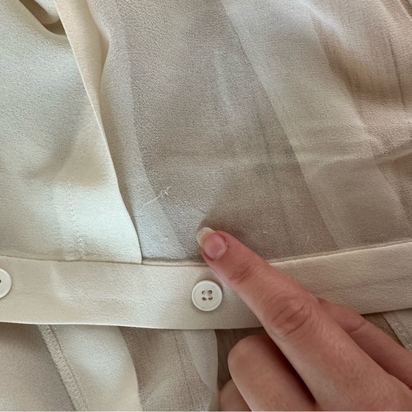 Yigal Azrouël silk long sleeve blouse size 0 - Picture 6 of 7